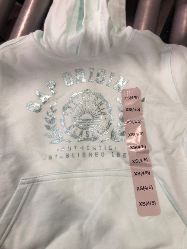 Photo 4 of GAP Girls' Logo Hoodie Hooded Sweatshirt X-Small