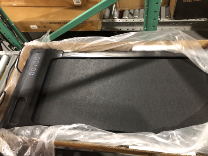 Photo 1 of GOYOUTH 2 in 1 Under Desk Electric Treadmill Motorized Exercise Machine with Wireless Speaker, Remote Control and LED Display, Walking Jogging Machine for Home/Office Use black