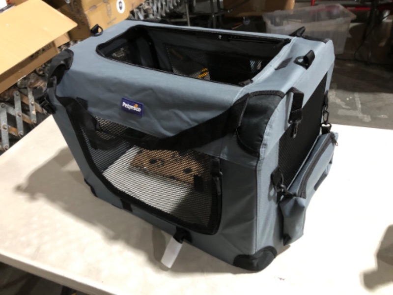 Photo 2 of ***USED - NO PACKAGING - NO BOWL INCLUDED***
Petprsco Portable Collapsible Dog Crate, Travel Dog Crate 24x17x17 Inch