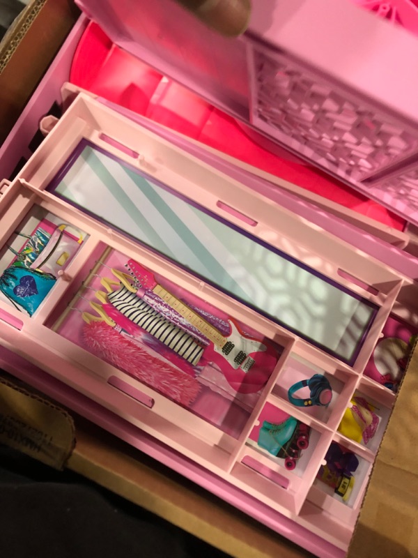 Photo 7 of Barbie Dreamhouse 2023, Pool Party Doll House with 75+ Pieces and 3-Story Slide, Barbie House Playset, Pet Elevator and Puppy Play Areas?