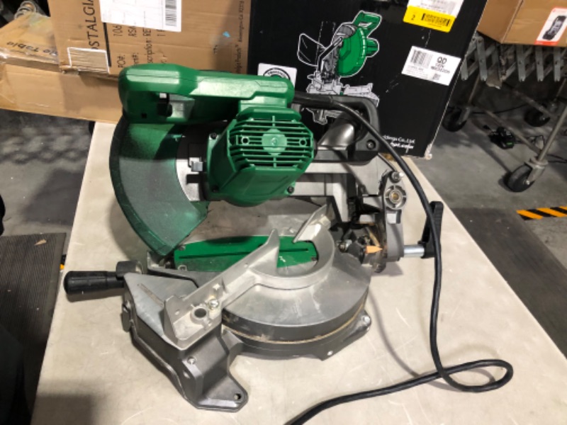 Photo 3 of ***HEAVILY USED - SEE COMMENTS***
Metabo HPT | Compound Miter Saw | 10-Inch | Single Bevel | 15-Amp Motor | C10FCGS
