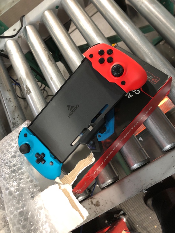 Photo 3 of NexiGo Gripcon - Ergonomic and Enhanced Controller for Nintendo Switch/Switch OLED in Handheld Mode with 6-Axis Gyro, Mapping Function, Classic