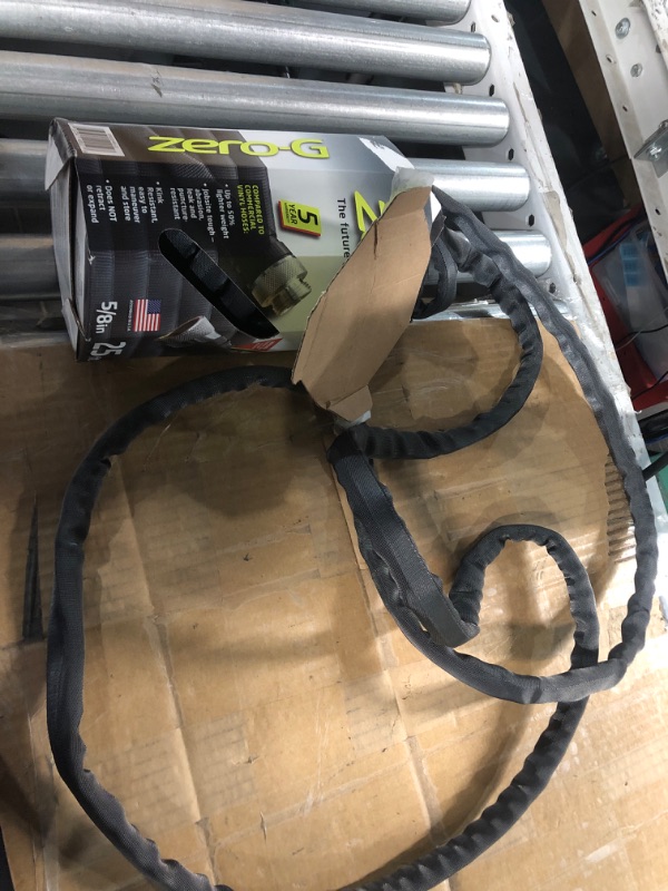 Photo 2 of **USED**
zero-G 4001-25 8 Inch by 25 Feet Lightweight, Ultra Flexible, Durable, Kink-Free Garden Hose, 5, 5/8" x 25', Gray 5/8" x 25' Hose