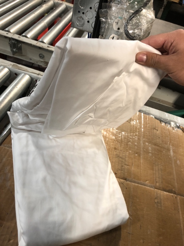 Photo 1 of 1000 Thread Count White King Fitted Sheet Only Deep Pocket,Egyptian Cotton “California King”  Fitted Sheet Only,Soft Fitted Sheet, Luxury Egyptian Cotton Fitted Sheet, 16” Deep Pocket King Fitted Sheet Only King White