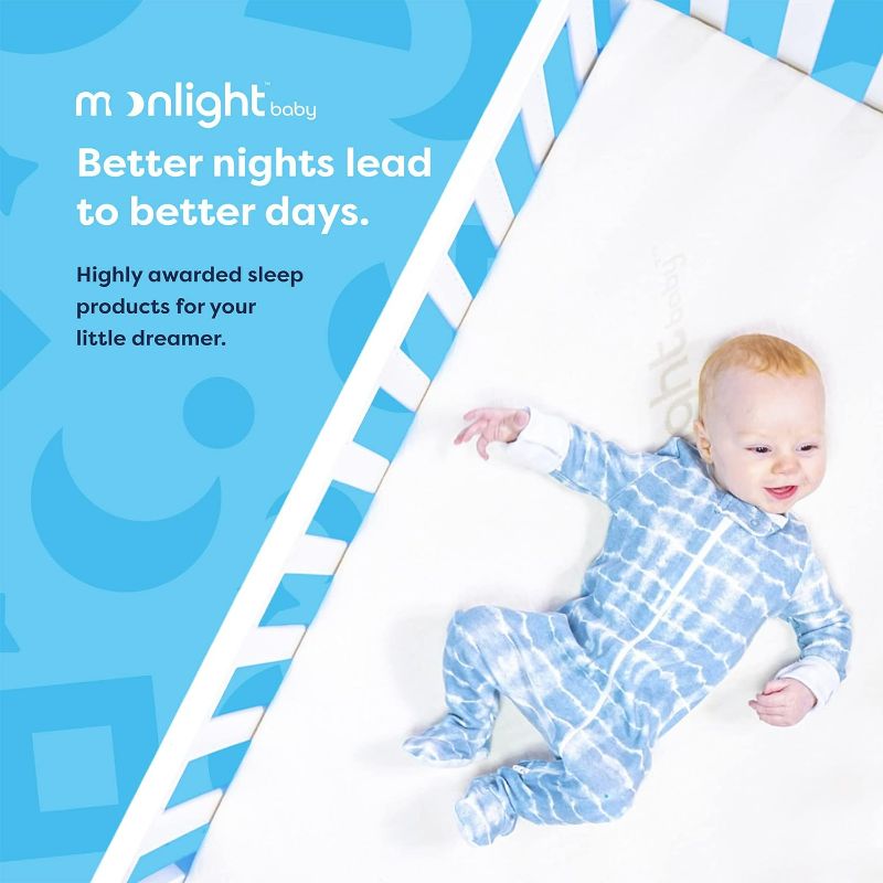 Photo 3 of (READ NOTES) MOONLIGHT SLUMBER LITTLE DREAMER MINI CRIB MATTRESS - FIRM DUAL SHIELD MINI SIZE WATERPROOF