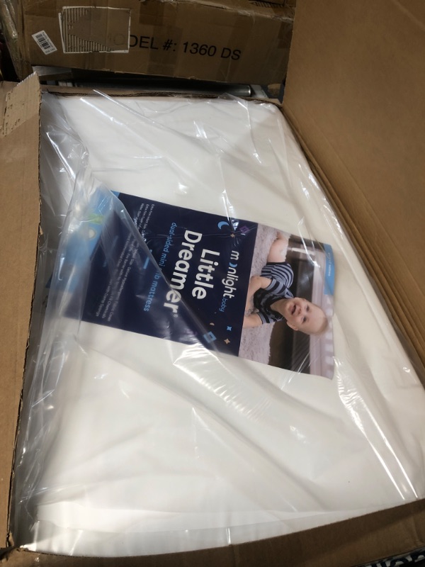 Photo 1 of (READ NOTES) MOONLIGHT SLUMBER LITTLE DREAMER MINI CRIB MATTRESS - FIRM DUAL SHIELD MINI SIZE WATERPROOF
