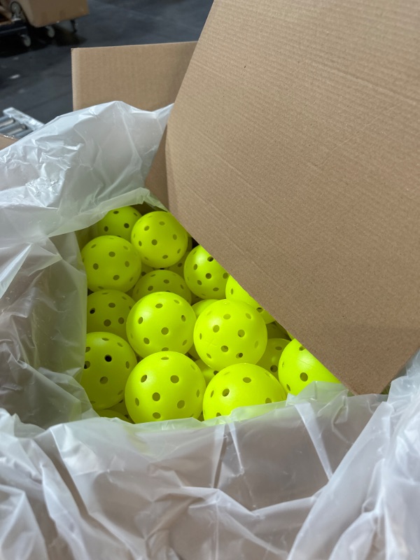 Photo 2 of Franklin Sports Outdoor Pickleballs - X-40 Pickleball Balls - USA Pickleball (USAPA) Approved - US Open Ball Optic Yellow 100 Pack Pickleballs