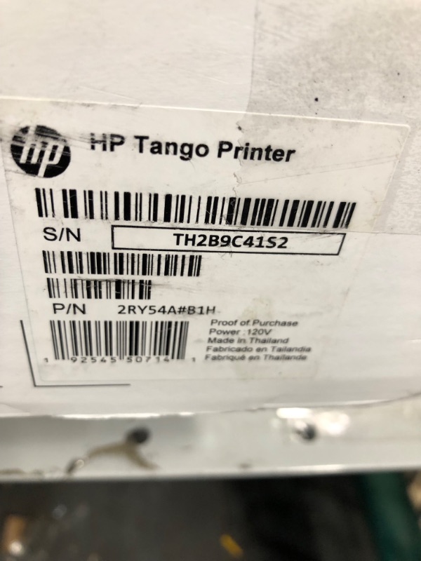 Photo 2 of HP - Tango Wireless Instant Ink Ready Inkjet Printer - Wisp Gray