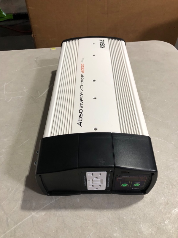 Photo 3 of ***USED - UNABLE TO TEST***
KISAE Technology IC122055 Abso Sine Wave Inverter Charger, 2000W, 55A