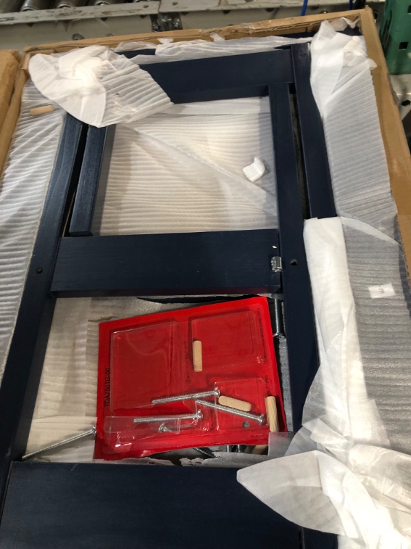 Photo 1 of **FOR PARTS ONLY**MAJOR DAMAGE**
Baby Relax Hunter 3-Piece Kiddy Table & Chair, Blue/White Table Set Blue 3-Piece Set
