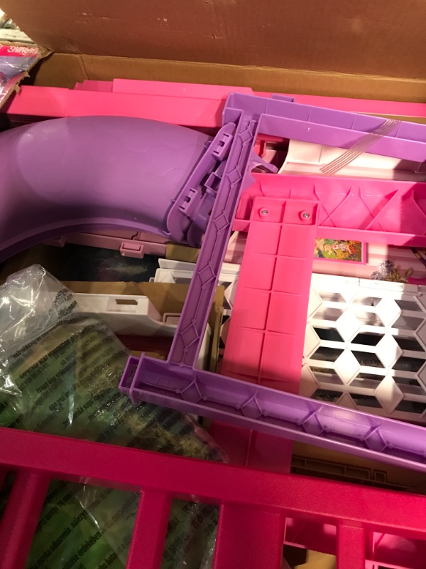 Photo 3 of Barbie Dreamhouse, Doll House Playset with 70+ Accessories Including Transforming Furniture, Elevator, Slide, Lights & Sounds Wheelchair Accessible Elevator