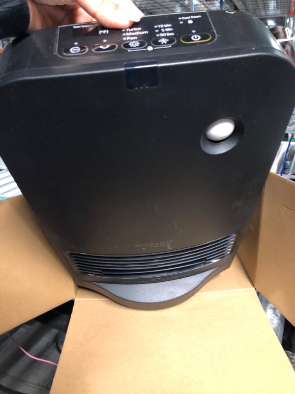 Photo 1 of **MISSING REMOTE**
IRIS WOOZOO Portable Electric Oscillating Ceramic Heater with Motion Sensor Regular