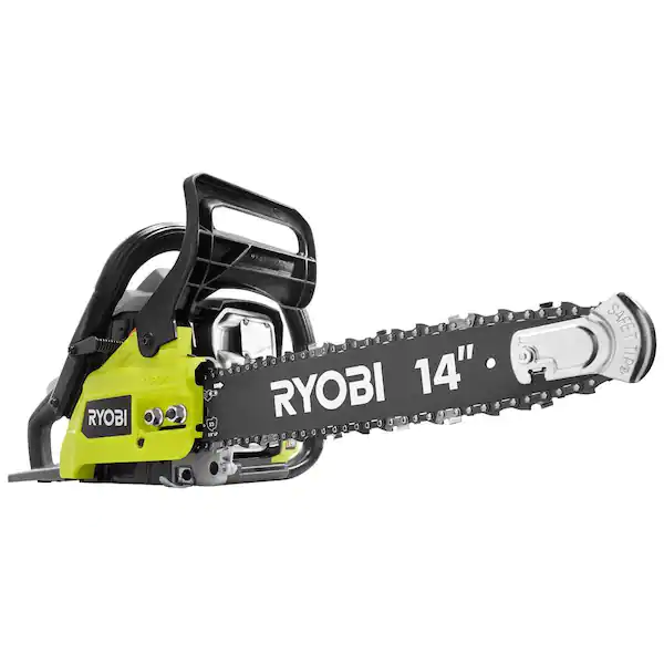 Photo 1 of 14 in. 37cc 2-Cycle Gas Chainsaw