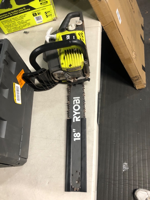 Photo 3 of * used * see all images * 
RYOBI gas chain saw 