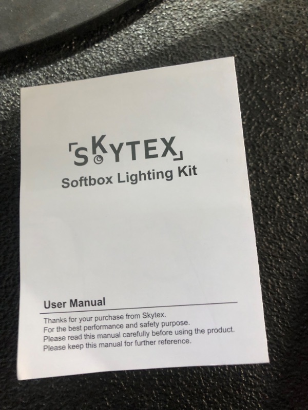 Photo 2 of Softbox Lighting Kit, skytex Continuous Photography Lighting Kit with 2x20x28in Soft Box | 2x135W 5500K E27 Bulb, Photo Studio Lights Equipment 