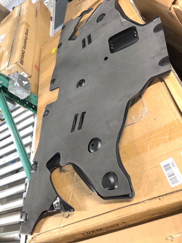 Photo 1 of KEWISAUTO Front Skid Plate for Tesla Model 3 / Model Y, Splash Shield Cover Under Engine Guard Cover Chassis Guard Plates