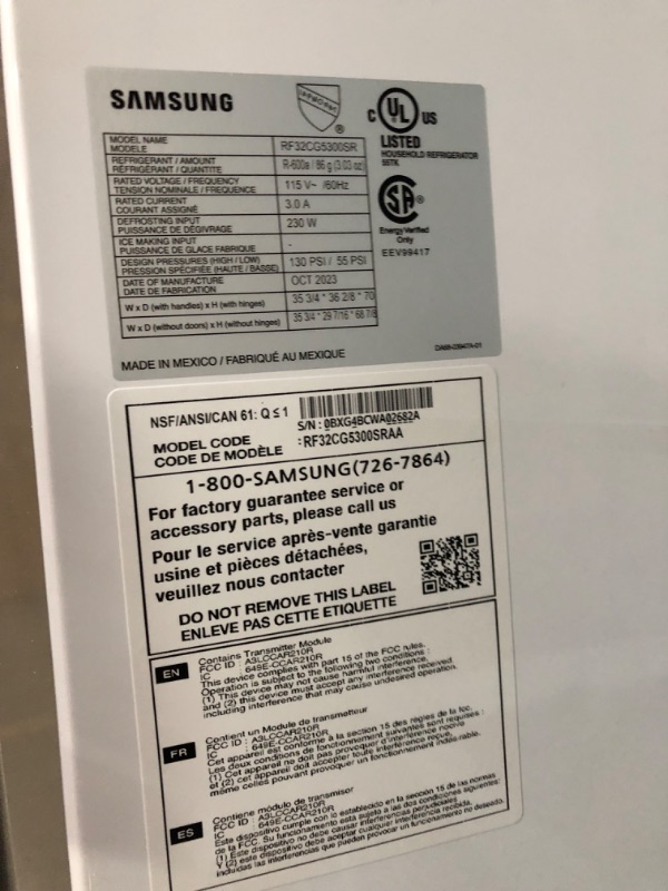 Photo 1 of Samsung Mega Capacity 31.5-cu ft Smart French Door Refrigerator with Dual Ice Maker 
