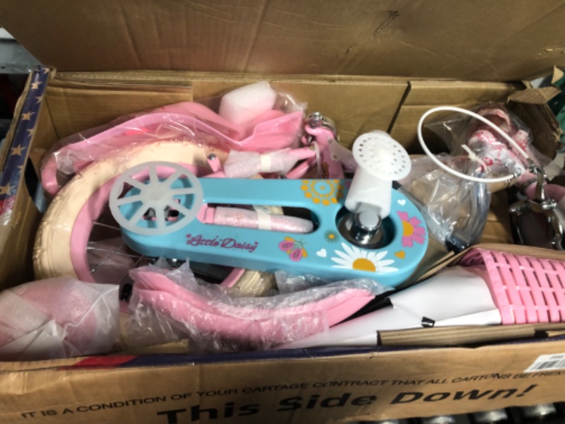 Photo 1 of ***USED - MISSING PARTS***
JOYSTAR Little Daisy Kids Bike for Girls Ages 2-12 Years, White