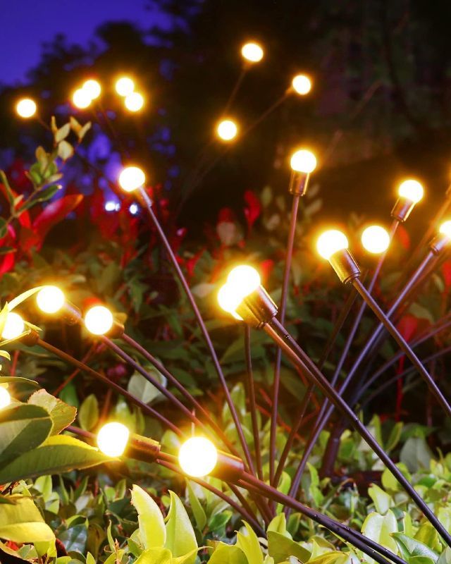 Photo 1 of  Garden Lights-New Upgraded 4 Pack 8 LED Solar Powered