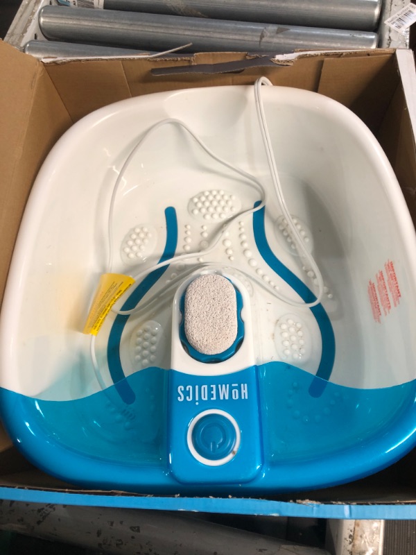 Photo 2 of * used * needs to be cleaned * 
HoMedics Bubble Mate Foot Spa, Toe Touch Controlled Foot Bath with Invigorating Bubbles and Splash Proof