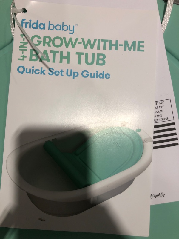 Photo 4 of 4-in-1 Grow-with-Me Bath Tub by Frida Baby 