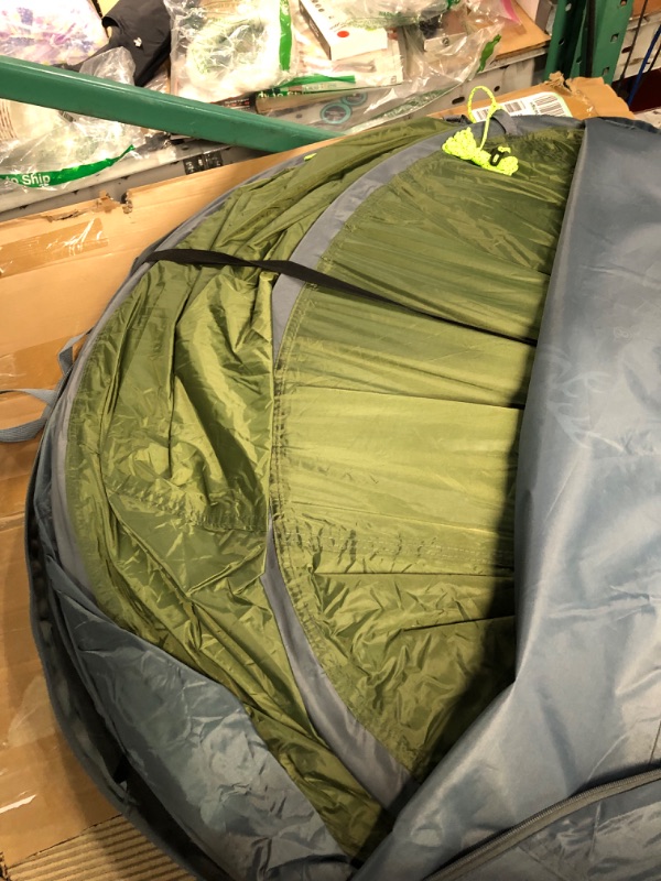 Photo 2 of 6 Person Easy Pop Up Tent,12.5’X8.5’X53.5'',Automatic Setup,Waterproof, Double Layer,Instant Family Tents for Camping,Hiking & Traveling Green