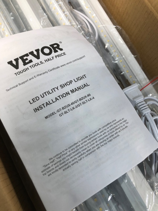 Photo 2 of VEVOR 10 Pack LED Shop Light,