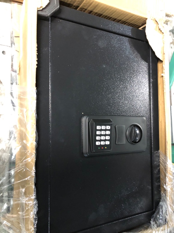 Photo 3 of 22.05" Tall Wall Safes Between the Studs Fireproof with Hidden Bottom Compartment, Heavy Duty Hidden Safe with Removable Shelf, Fireproof in Wall Safe for Documents Money Firearms Valuables 22.05" Tall Black Lock