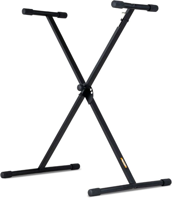 Photo 1 of * incomplete item * see images * 
Stage Rocker Single-X Style Classic Folding Keyboard & Digital Piano Stand,