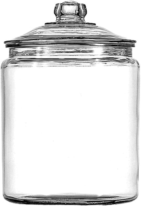 Photo 1 of Anchor Hocking Heritage Hill Glass 0.5 Gallon Storage