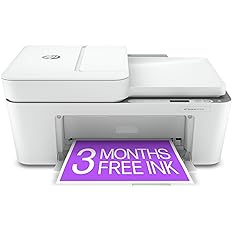 Photo 1 of HP DeskJet 4155e Wireless Color All-in-One Printer & 67XL Tri-Color High-Yield Ink Cartridge | 3YM58AN & 67XL Black High-Yield Ink Cartridge | 3YM57AN Printer + Tri-color Ink + Black Ink