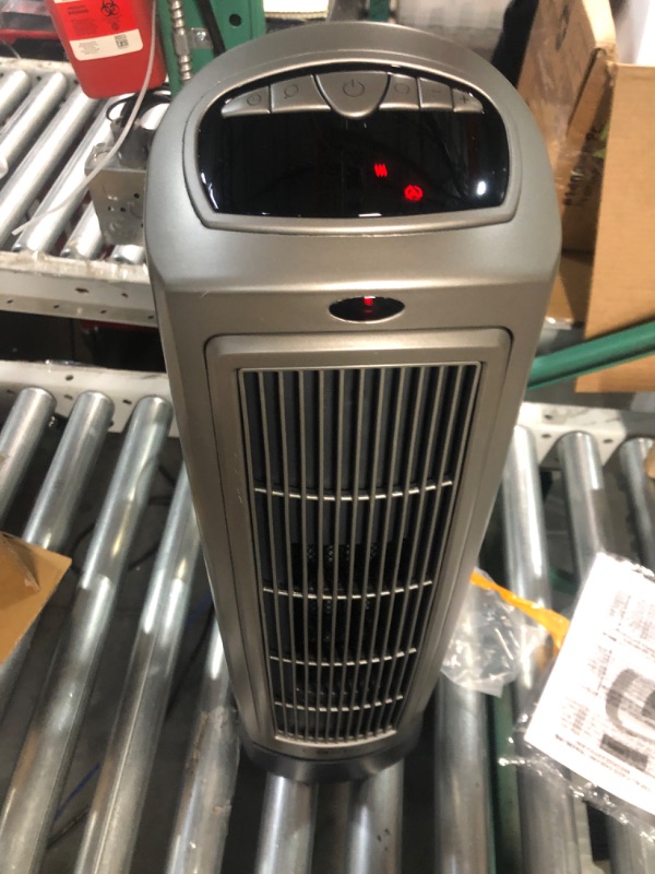 Photo 3 of Lasko 1500W Digital Ceramic Space Heater with Remote, 755320, Silver