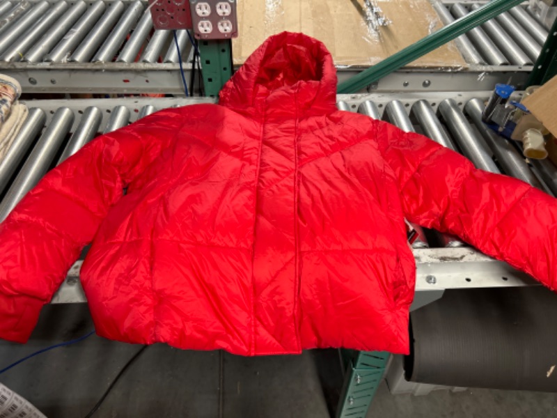 Photo 2 of SIZE XL- RED PUFFER- WOMEN