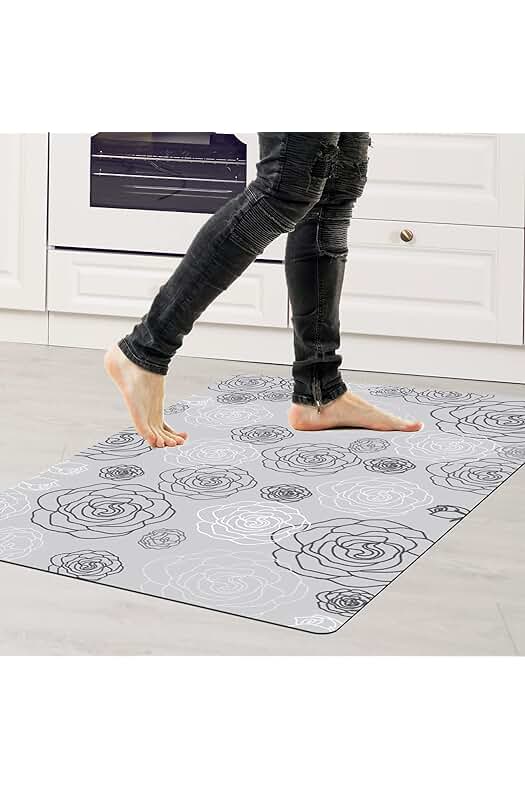 Photo 1 of 0.1 Inch Ultra Thin Kitchen Sink Floor Mat, Waterproof 