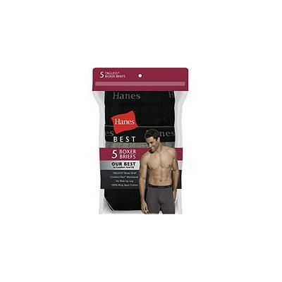 Photo 1 of Hanes Best 5-Pack Boxer Brief (Black 2XL)
