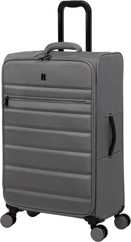 Photo 1 of ***USED - DIRTY - NO PACKAGING***
it luggage Census 28" Softside Checked 8 Wheel Spinner, Grey Skin
