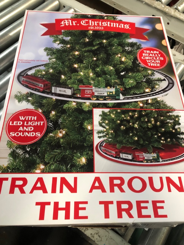 Photo 1 of **PARTS ONLY DOES NOT FUNCTION**
Mr. Christmas Oversized Animated Train Around The Tree Holiday Decoration