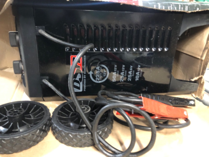 Photo 6 of ***HEAVILY USED AND DIRTY - UNABLE TO TEST***
Schumacher SC1309 Battery Charger with Engine Starter, Boost, and Maintainer - 200 Amp/40 Amp, 6V/12V