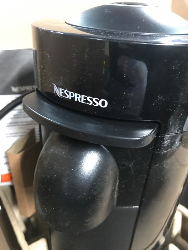 Photo 2 of **SEE NOTES**
De'Longhi Nespresso VertuoPlus Coffee and Espresso Machine by De'Longhi, 38 ounces, Matte Black
