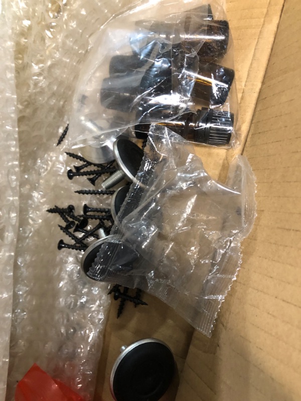 Photo 1 of Metal Industrial Gold Dining Modern Table Legs 28 inch Desk Legs Base Cast Iron Welding Wrought Iron Coffee Table Bench Legs Night Stand Office Table Triangle Shape Black DIY 28" H x19.7W (2 pcs) 28"Gold Z