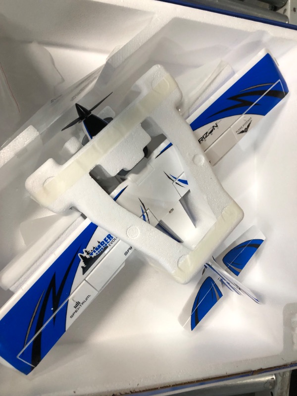 Photo 1 of E-flite RC Airplane UMX Turbo Timber Evolution BNF Basic Transmitter Battery and Charger Not Included with AS3X and Safe EFLU8950 Airplanes B&F Electric