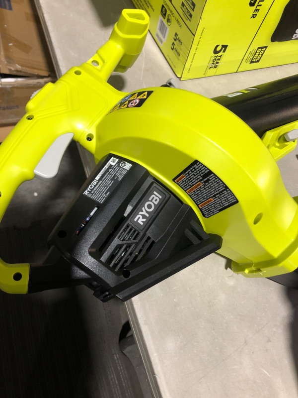 Photo 4 of * used item * see al images * 
RYOBI 40-Volt Lithium-Ion Cordless Battery Leaf Vacuum/Mulcher (Tool Only)