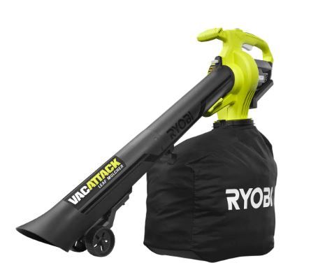 Photo 1 of * used item * see al images * 
RYOBI 40-Volt Lithium-Ion Cordless Battery Leaf Vacuum/Mulcher (Tool Only)