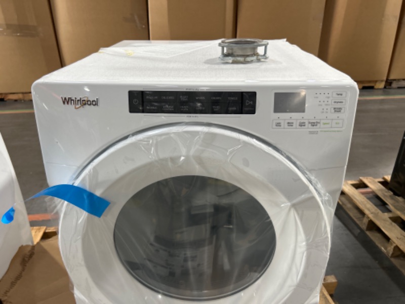 Photo 5 of Whirlpool 7.4-cu ft Stackable Electric Dryer (White) ENERGY STAR