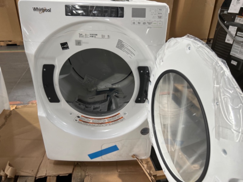 Photo 7 of Whirlpool 7.4-cu ft Stackable Electric Dryer (White) ENERGY STAR