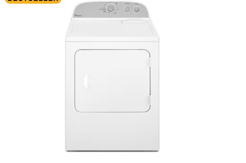 Photo 1 of Whirlpool 7-cu ft Electric Dryer (White)