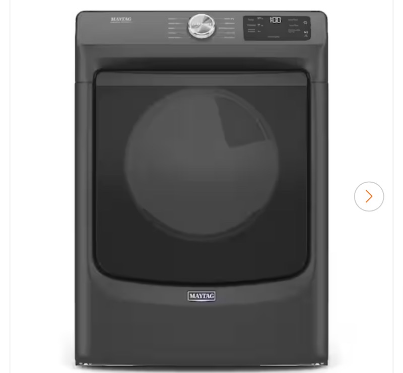 Photo 1 of Maytag 7.3 cu. ft. Vented Electric Dryer in Volcano Black