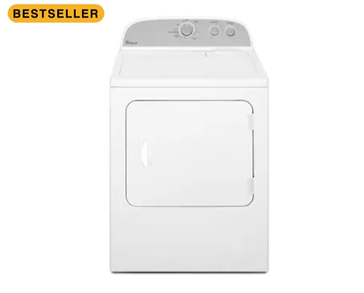 Photo 1 of Whirlpool 7-cu ft Electric Dryer (White)