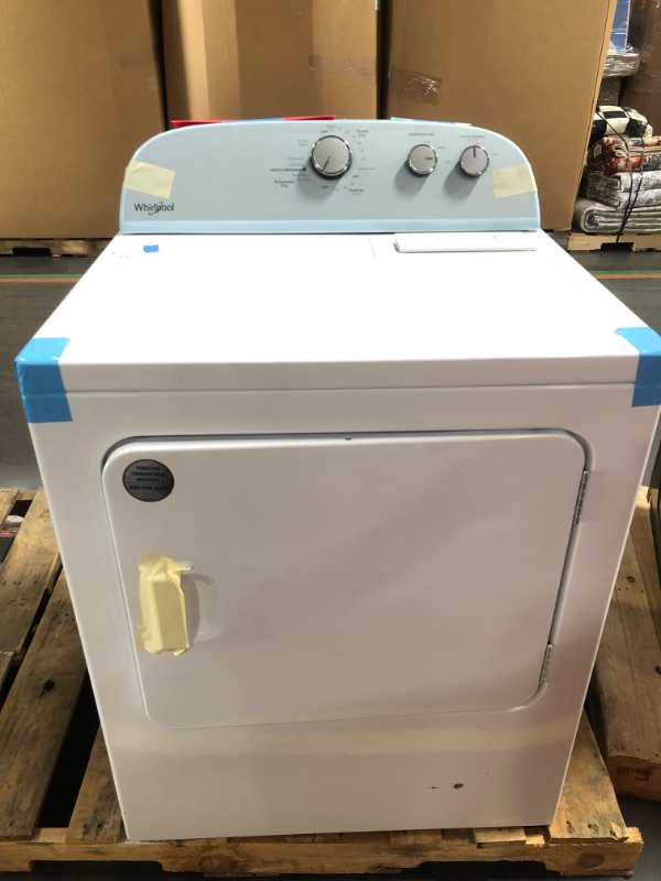 Photo 2 of Whirlpool 7-cu ft Electric Dryer (White)