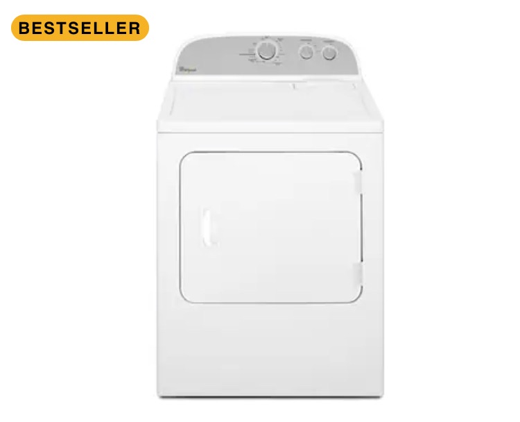 Photo 1 of Whirlpool 7-cu ft Electric Dryer (White)